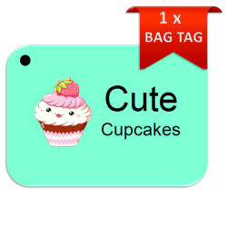 Cute Cupcakes Bag Tag