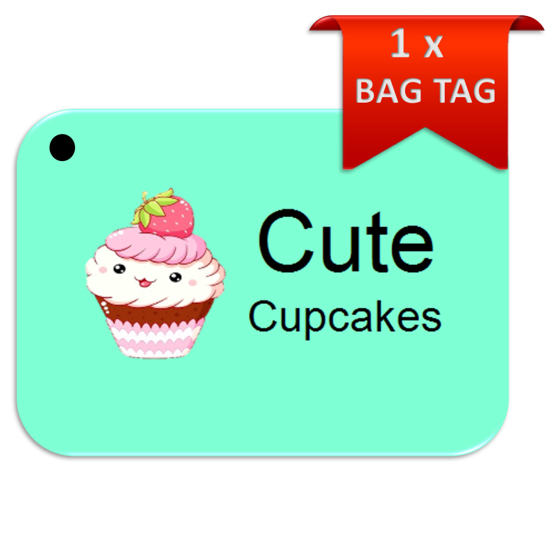 Cute Cupcakes Bag Tag