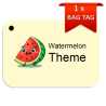 Watermelon Bag Tag