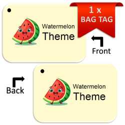 Watermelon Bag Tag