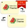 Watermelon Bag Tag