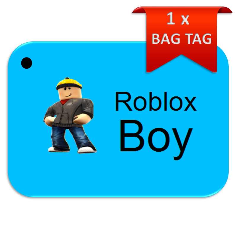 Roblox Boy Bag Tag