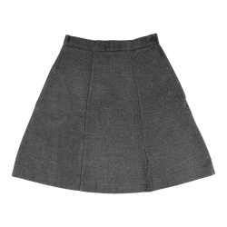 Grey School Skirt 6 Panel