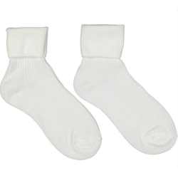 White School Socks