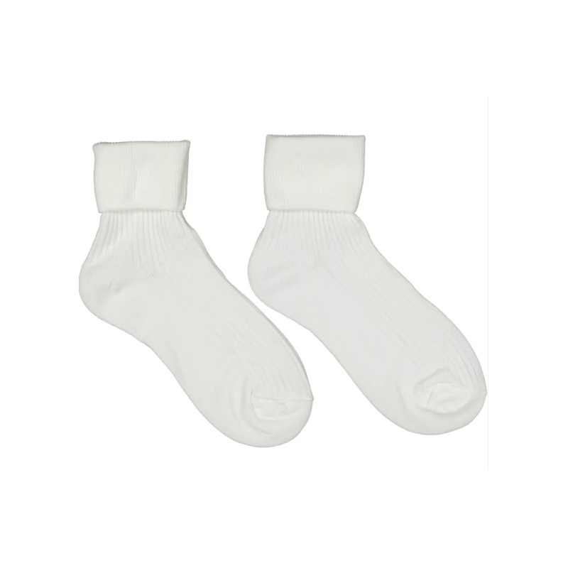 White School Socks